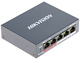 SWITCH POE DS-3E0105P-E/M(B) 4-PORTOVÝ Hikvision
