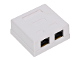 KONCOVÁ ZÁSUVKA RJ45-2G1/6 DVOJITÉ