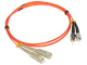 PATCHCORD MNOHOVIDOVÝ PC-2SC/2ST-MM 1 m