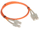 PATCHCORD MNOHOVIDOVÝ PC-2SC/2SC-MM 1 m