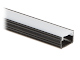 PROFILE WITH COVER FOR LED STRIPS PR-LED/SB2/2M SURFACE ČIERNY