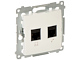 UKONČOVACIA ZÁSUVKA RJ-45 + RJ-12 D5T.01/11-SIMON54