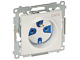 DATA SINGLE SOCKET OUTLET WITH SOCKET ACCESS ELEMENT DGD1.01/11-SIMON54 250 V 16 A