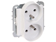 DVOJITÁ ZÁSUVKA SANTRA/4143-10/EPN 230 V 16 A Elektro-Plast