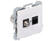 KONCOVÁ ZÁSUVKA SANTRA/4190-10/EPN TYP F + RJ45 Elektro-Plast