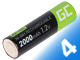 BATÉRIA AKU-AA-2000/GC*P4 1.2 V Ni-MH HR6, AA Green Cell