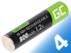 BATÉRIA AKU-AAA-800/GC*P4 1.2 V Ni-MH HR03, AAA Green Cell
