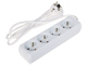 NAPÁJACIA LIŠTA PR-1.5M-4G/W (4 ZÁSUVKY) 1.3 m