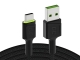 KÁBEL KABGC13 USB-A/USB-C Ray 2.0 m Green Cell