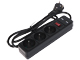 NAPÁJACIA LIŠTA PR-1.5M-3G-SW/USB/B (3 ZÁSUVKY + 2 USB) 1.3 m
