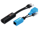 SÚPRAVA ADAPTÉROV AD-UTP-2W/WG-V2 2x RJ45 / 1x RJ45
