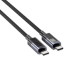 KÁBEL S DISPLEJOM C14158ABK01-2M USB-C/USB-C 2.0 m UNITEK