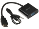 PREVODNÍK HDMI NA VGA Y-6333 + AUDIO UNITEK