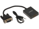 PREVODNÍK VGA NA HDMI V1112ABK01 + AUDIO UNITEK