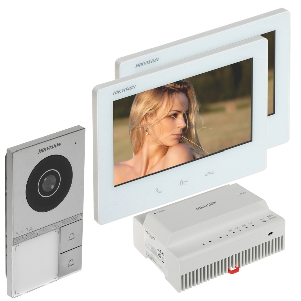 SÚPRAVA DOMÁCEHO VIDEO TELEFÓNU DS-KIS705EY/2MONITORS Hikvision