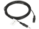KÁBEL J-W3.5/J-G3.5/3MB Jack TRS 3.5 mm KONEKTOR / Jack TRS 3.5 mm ZÁSUVKA 3 m Lanberg