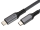 KÁBEL CHAR-CC-1M-4.0 USB-C/USB-C 1 m Delta Multimedia