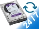 HDD PRE DVR HDD-WD60PURZ/R 6TB 24/7 REFURBISHED WESTERN DIGITAL