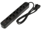 NAPÁJACIA LIŠTA PS-6/B/1.5M (5 ZÁSUVIEK + 2 USB) 1.5 m VIRONE