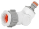 NASTAVITEĽNÁ PRÍPOJKA NA VODOVODNÝ KOHÚTIK WL-2194 WHITE LINE 1 " - 3/4 " BRADAS